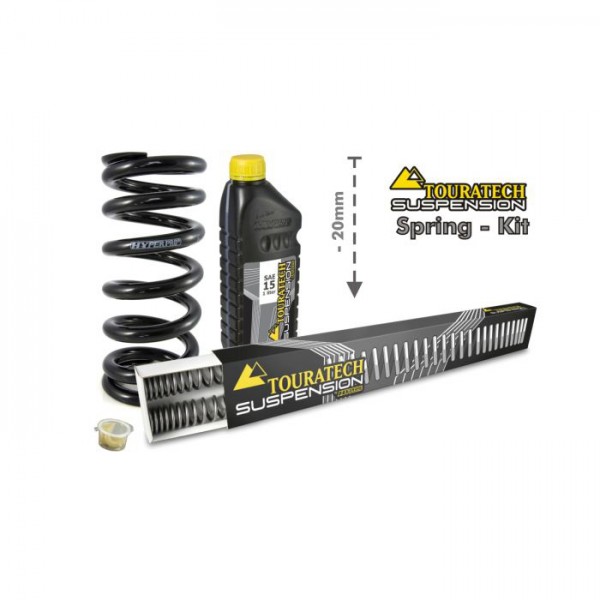 Touratech Height lowering kit -20mm for Tiger 900 Rally / Rally Pro (2020-2022) replacement springs