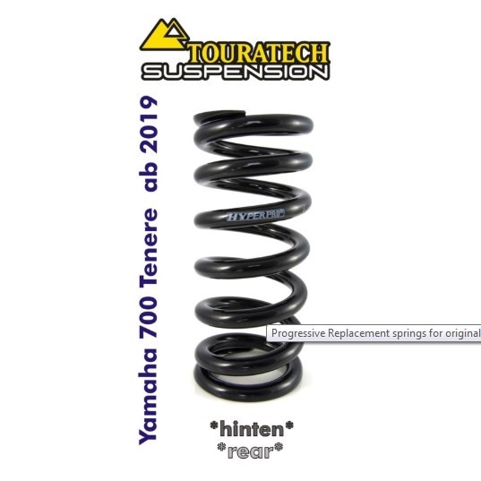 Touratech Progressive Replacement spring for original shock absorber, Yamaha Tenere 700