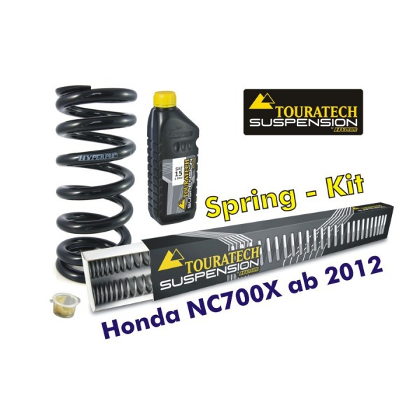 Touratech Hyperpro progressive springs for fork and shock absorber Honda NC700X from 2012