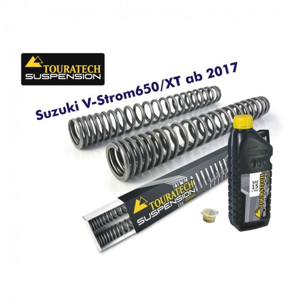 Touratech Progressive fork springs for Suzuki V-Strom 650/XT from 2017