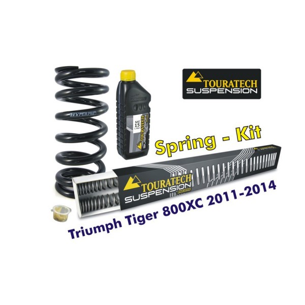Touratech Progressive replacement springs for fork and shock absorber Triumph Tiger 800XC 2011-2014