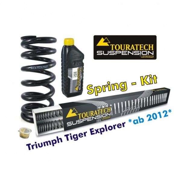 Touratech Hyperpro progressive replacement springs fork and shock Triumph Tiger Explorer from 2012
