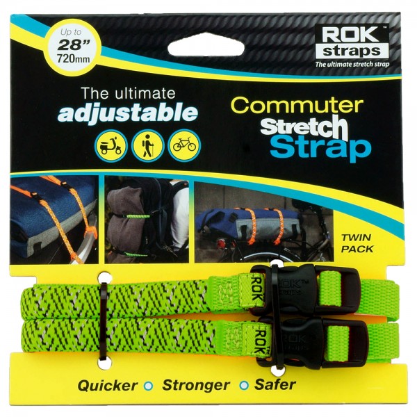 Motorcycle Adjustable Rok Strap Twin Pack - 12