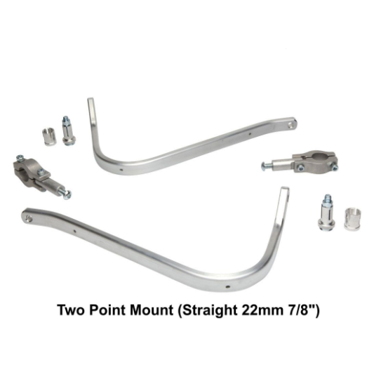 Barkbusters Hardware Kit - Two Point Mount (Straight 22mm 7/8