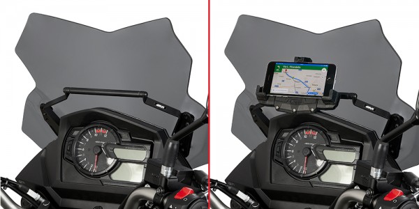 GIVI GPS Mounting bar for 650 VStrom 17 on