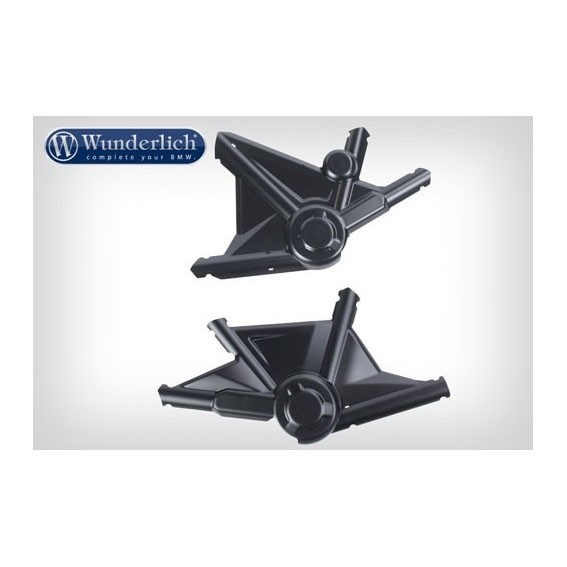Wunderlich frame protectors (pair) - black R1200GS LC, R1250GS, R1200GAdv. LC, R1250 Adventure