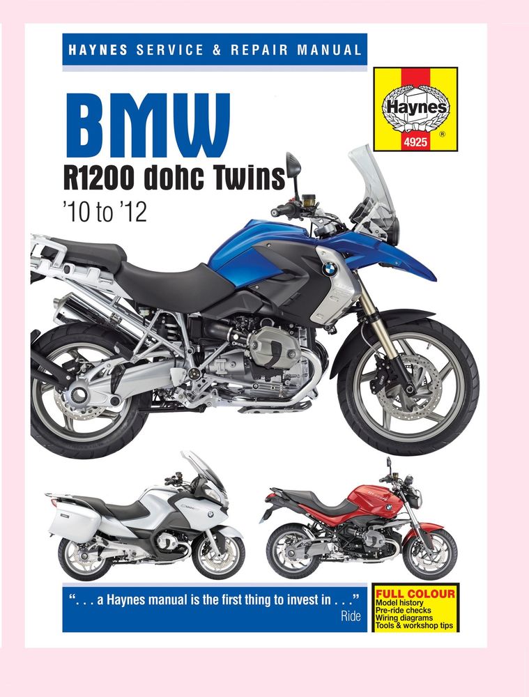 Haynes BMW R1200 Twins 10 to 12 Manual